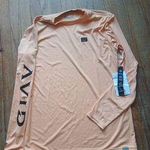 Men's Orange Long Sleeve Shirt
